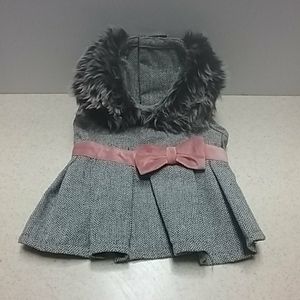 Little female dog coat dress